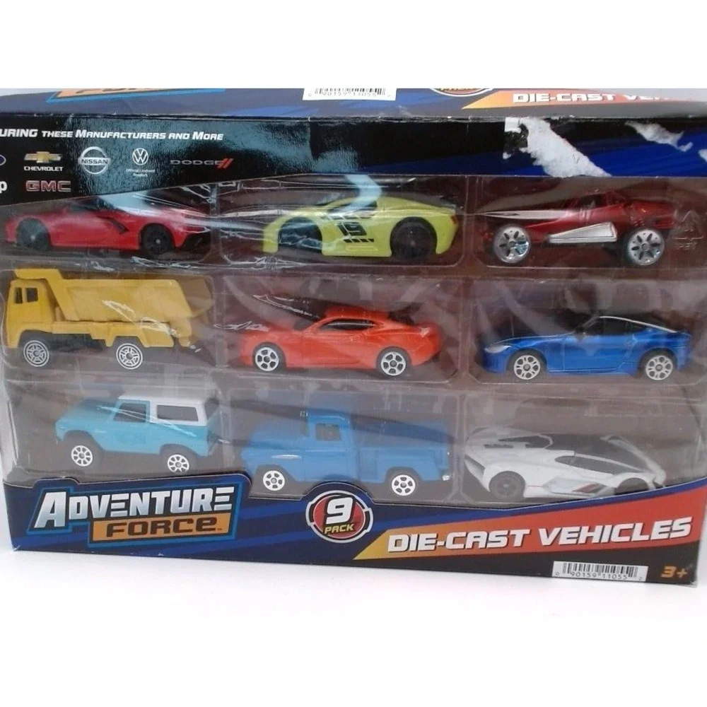 Adventure Force - Die-Cast Vehicle Assortment, 9 Pack, BRAND NEW IN BOX